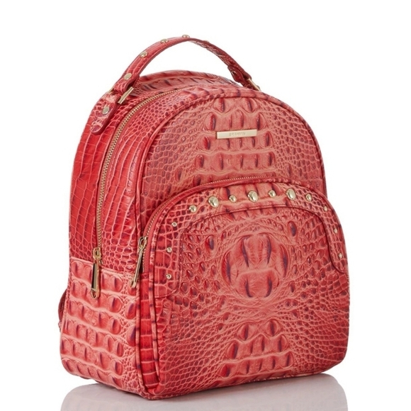 ✨️🎒 BRAHMINChelcy cayenne taos Melbourne GenuineLeather backpack ✨️🎒